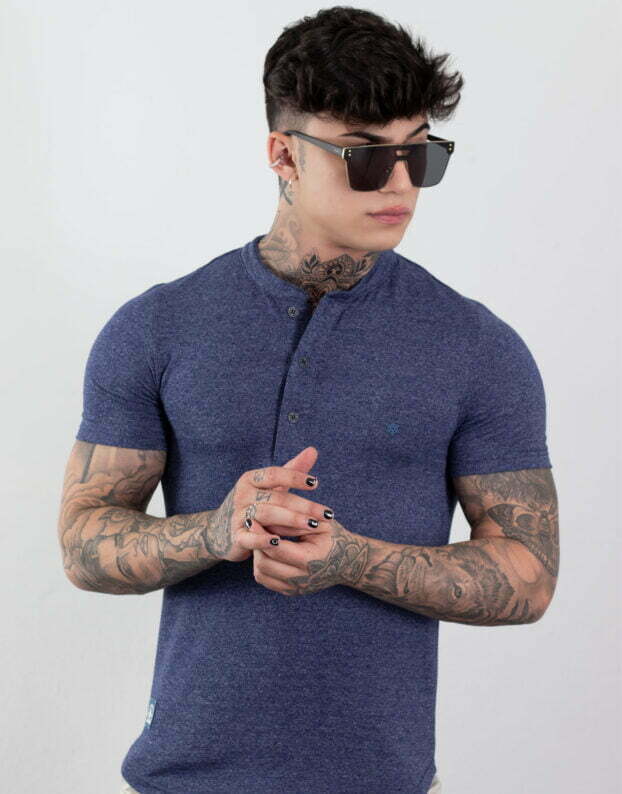 Camisa Bata Blue blend